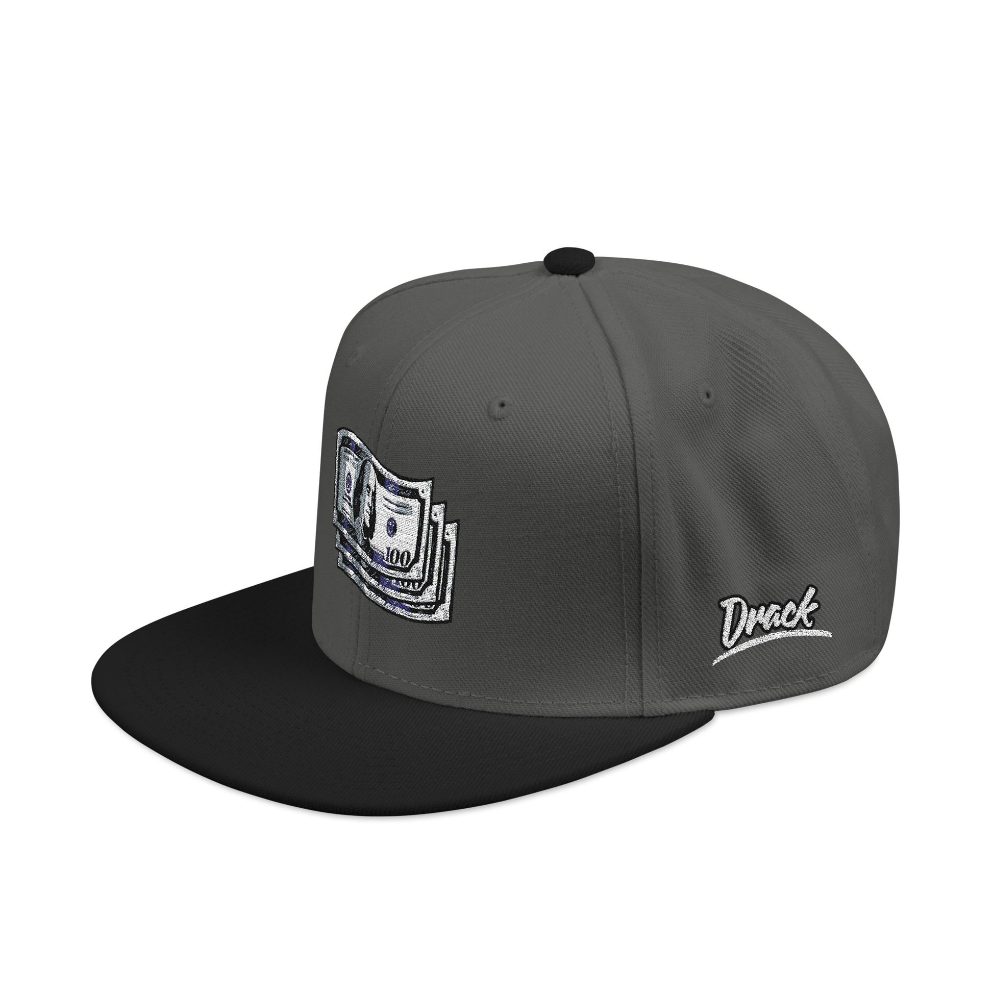 Snapback Cap with Money Design