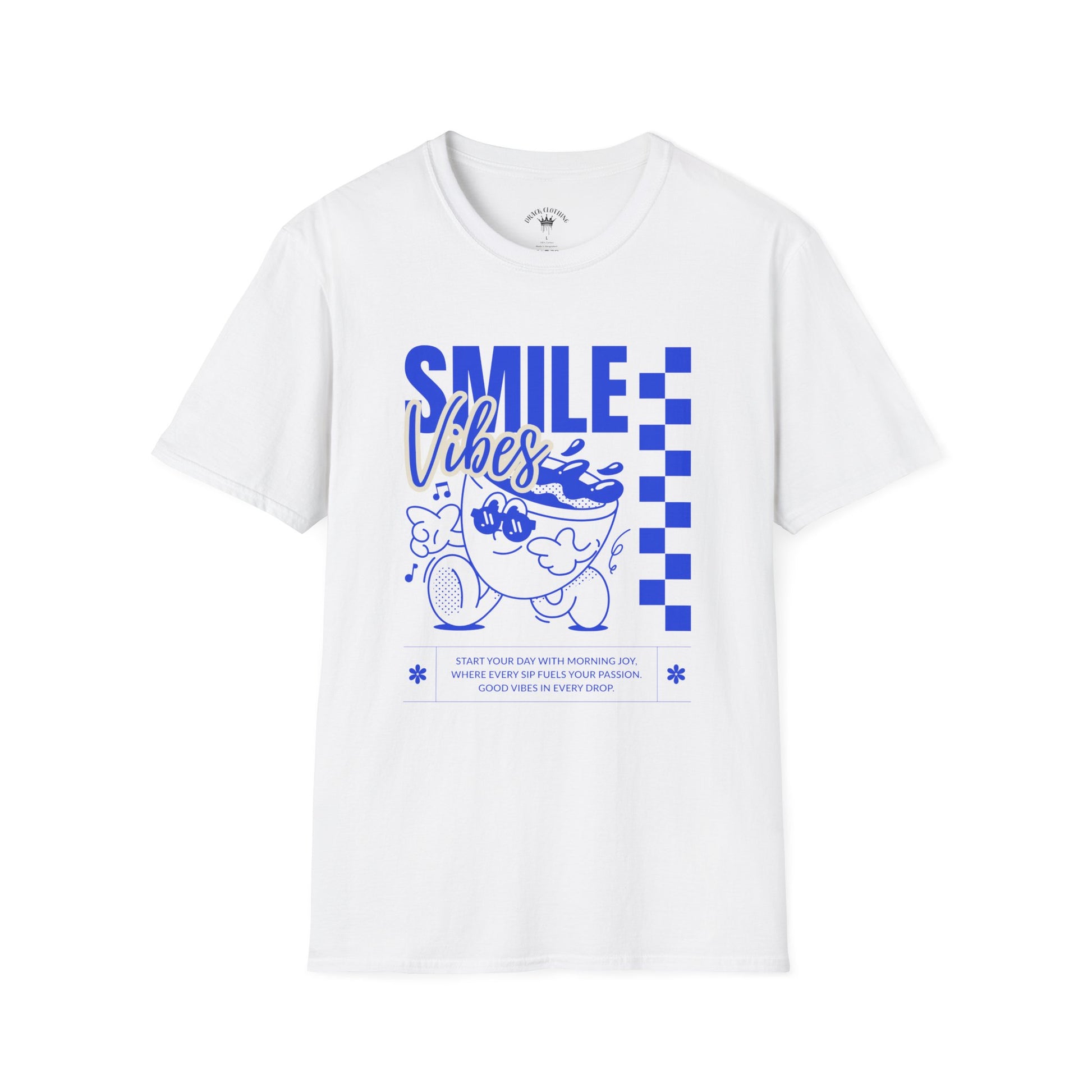 Cheerful Graphic T-Shirt, Positive Vibes