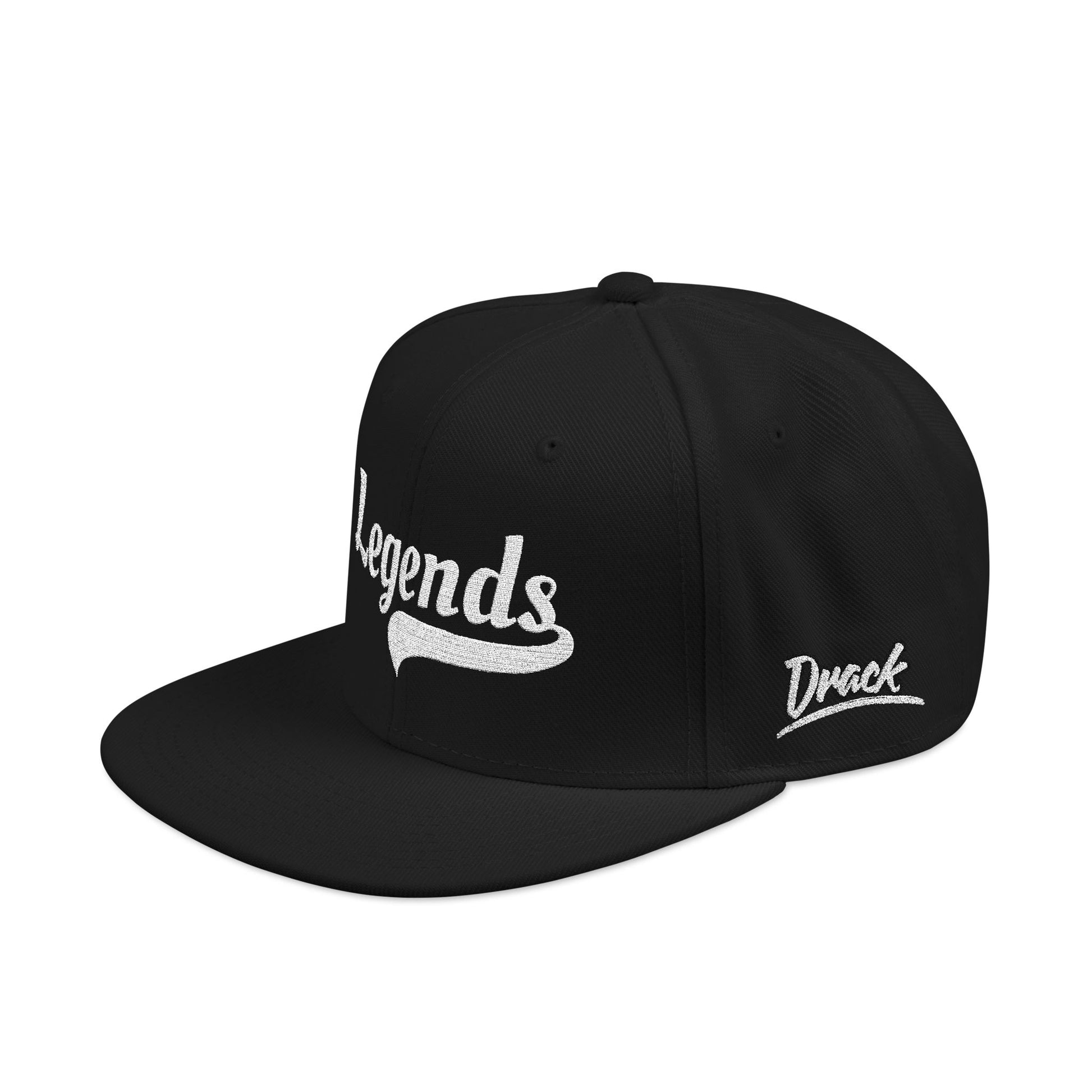 Drack Embroidered Snapback Cap - Trendy Streetwear Hat for Casual Outings