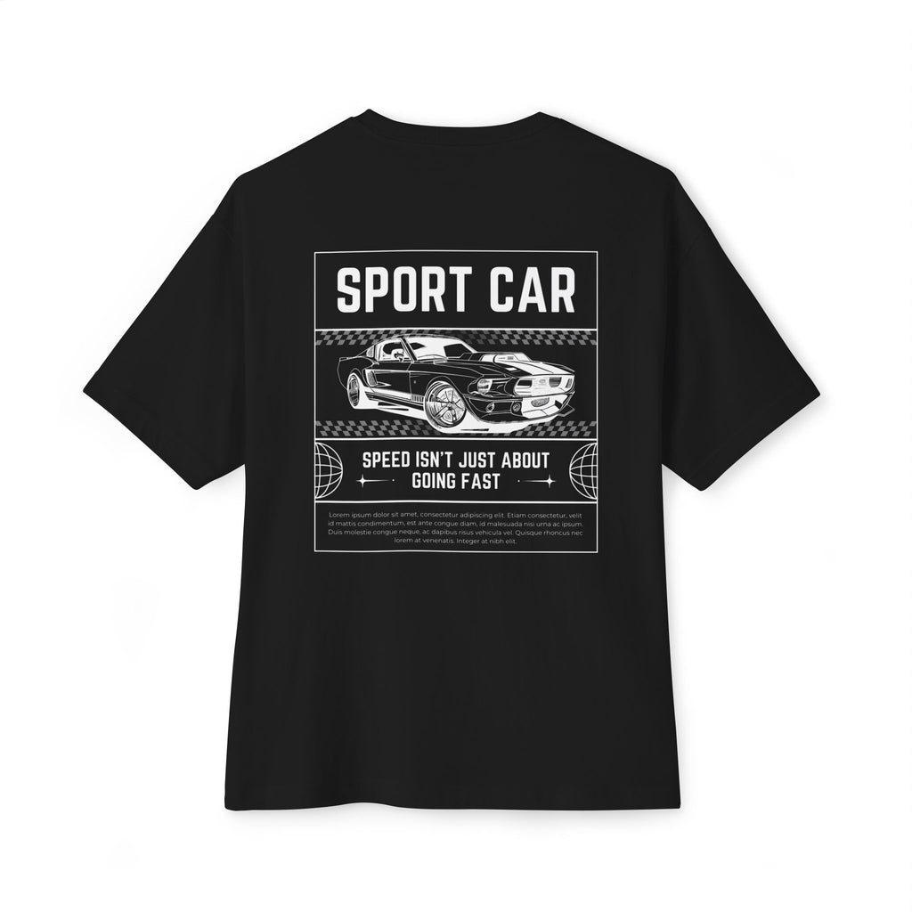 Sport Car Graphic Oversized Tee - Perfect Gift for Car Enthusiasts