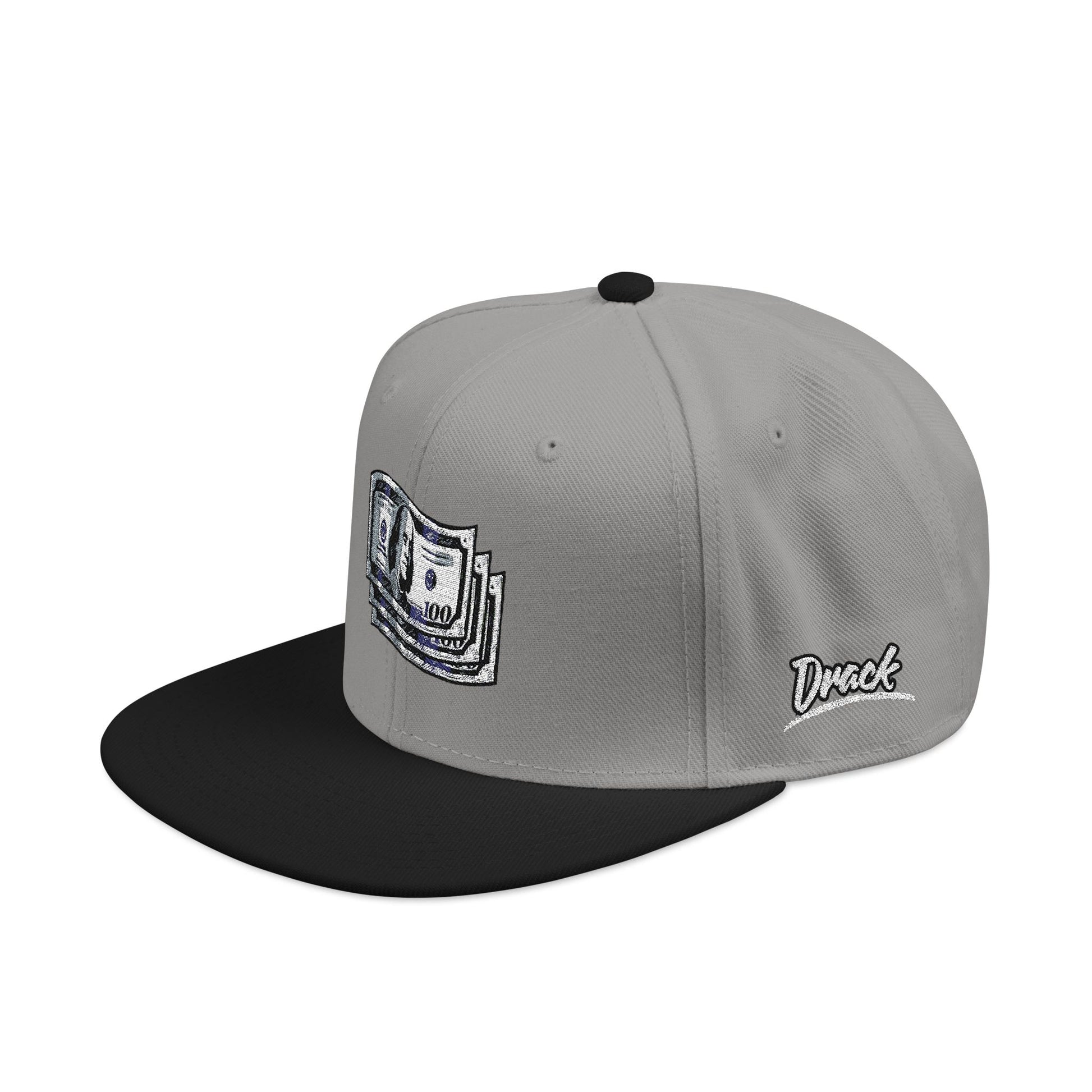 Snapback Cap with Money Design