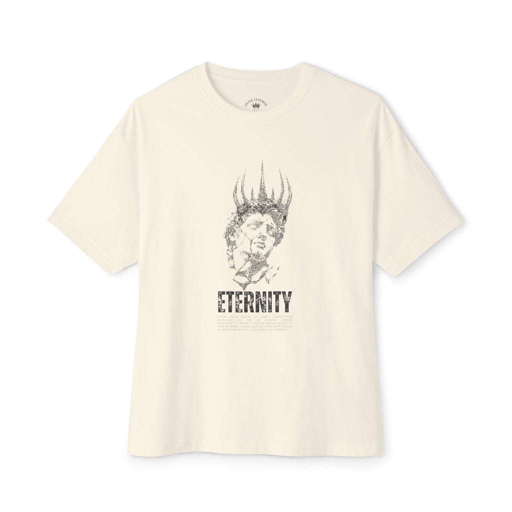 Eternity Unisex Oversized Boxy Tee - Artistic Graphic Tee for Casual Wear