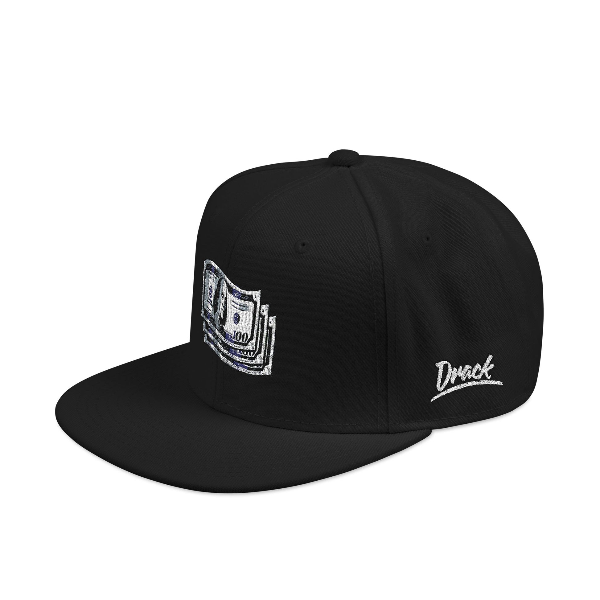 Snapback Cap with Money Design