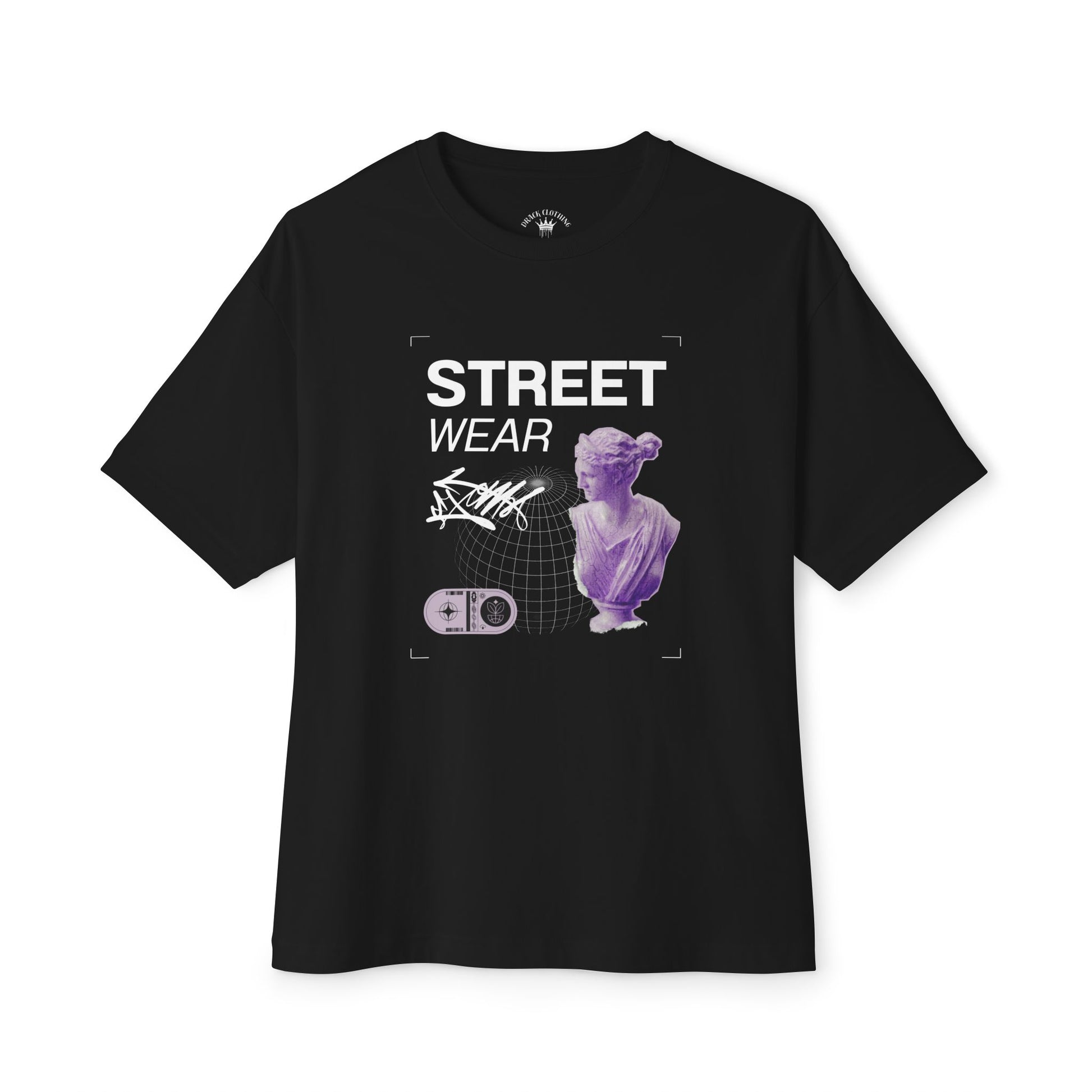Street Wear Unisex Oversized Boxy Tee - Urban Fashion Statement T-Shirt